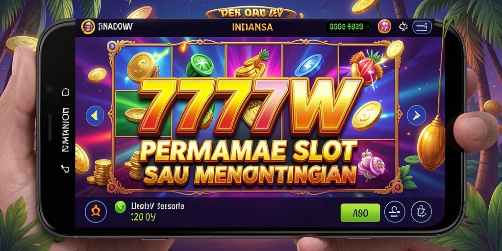 Tampilan gameplay Slot yang menarik di 7777W.