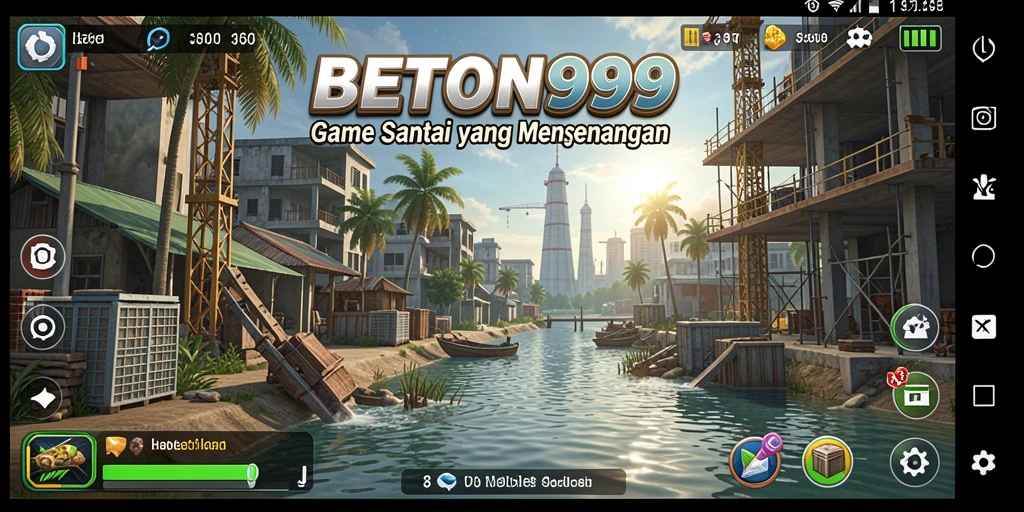 Tangkapan layar menampilkan gameplay BETON999 yang menarik dan penuh warna.