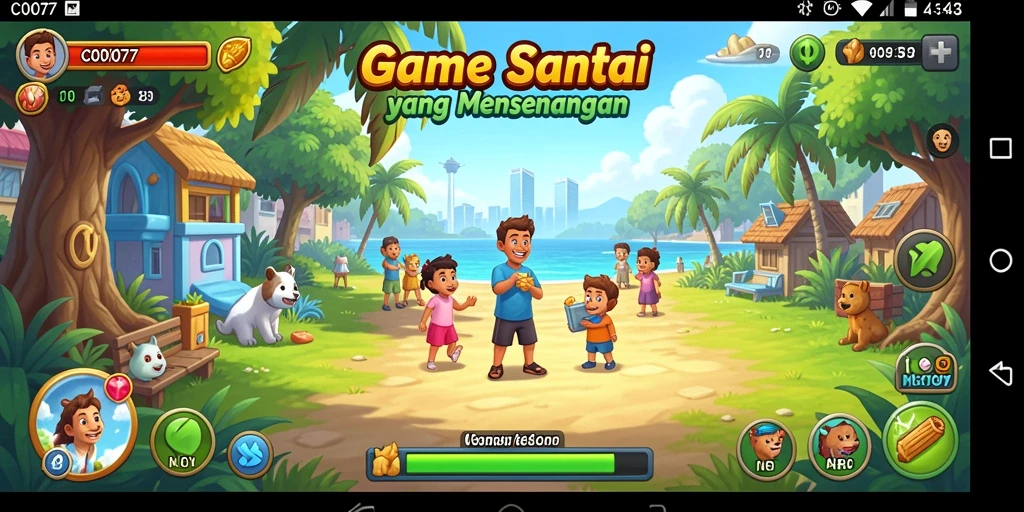 Gameplay C0077 yang mengasyikkan dan menarik.