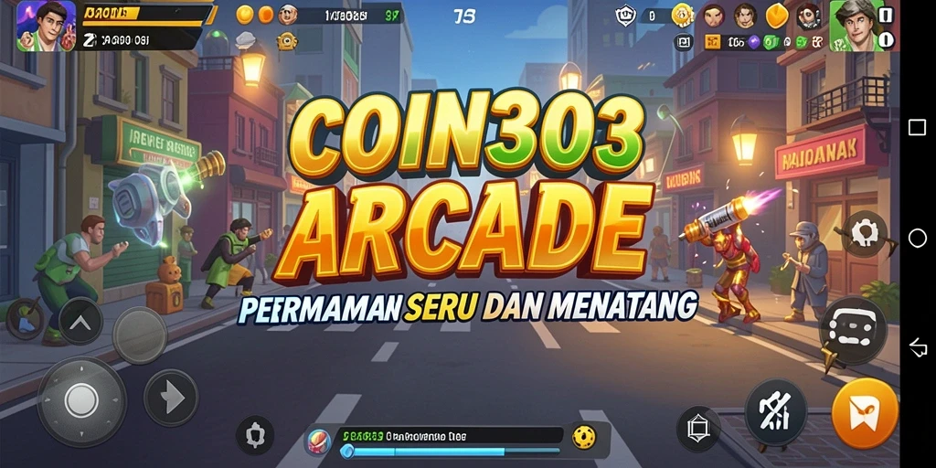 Tampilan gameplay menarik dari COIN303 dengan aksi seru.