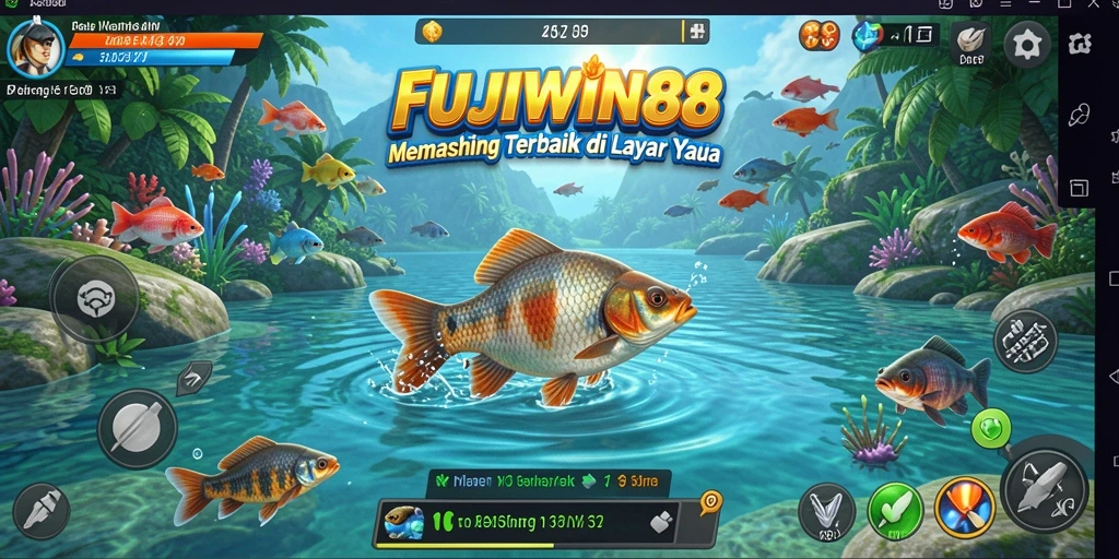 Tangkapan besar dalam aksi gameplay FUJIWIN88.