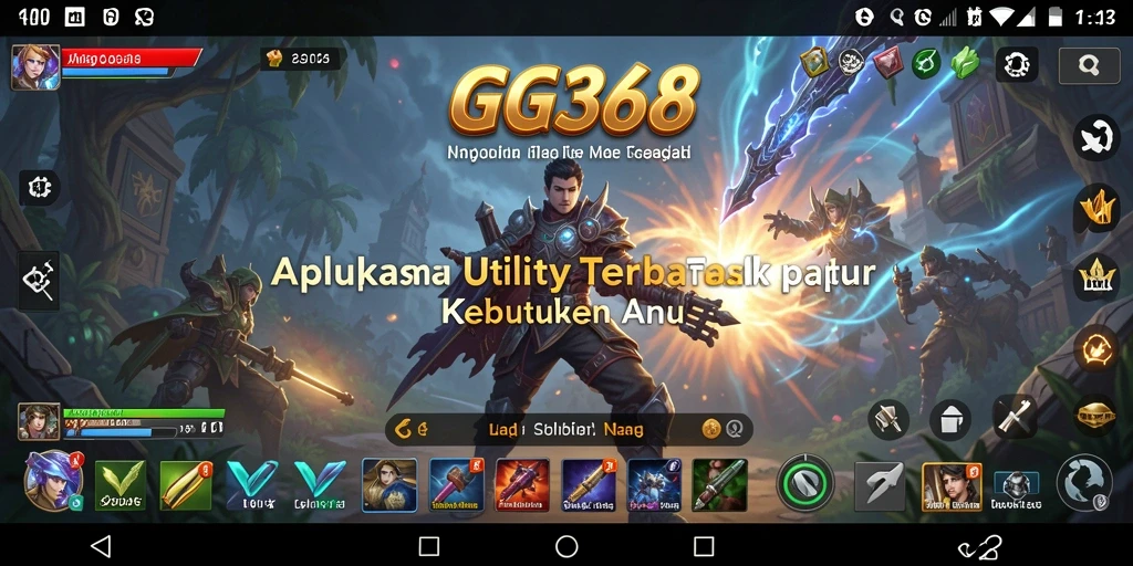 Tampilan antarmuka GG368 yang intuitif dan fungsional.