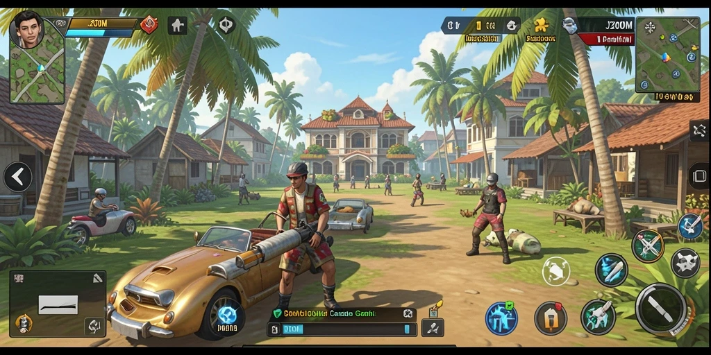 Tampilan gameplay J200M yang seru dan menarik.