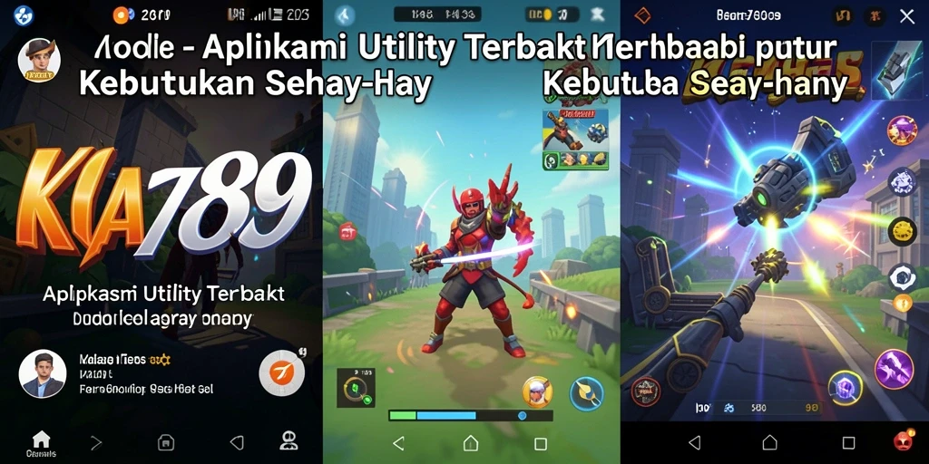 Tampilan intuitif dari aplikasi KA789 untuk kemudahan pengguna.