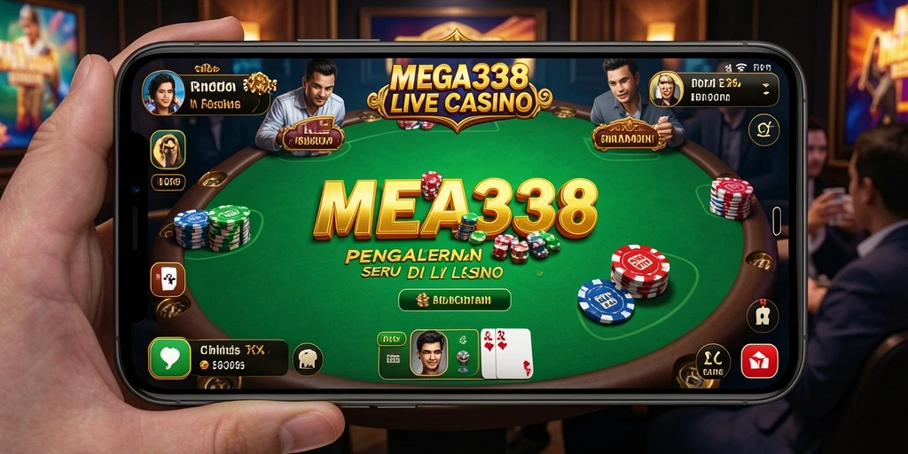 Screenshot gameplay Live Casino yang menarik di MEGA338.