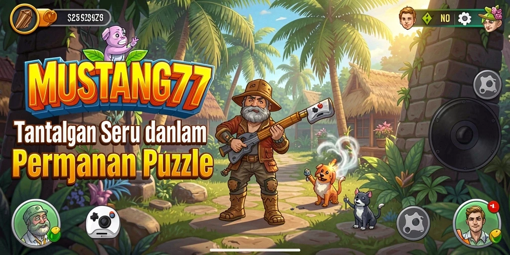 Screenshot gameplay yang menampilkan tantangan teka-teki.