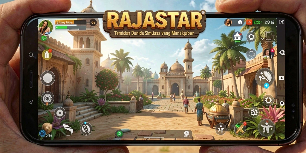 Tampilan aksi menarik dalam <strong>RAJASTAR</strong> yang menghadirkan simulasi mendalam.