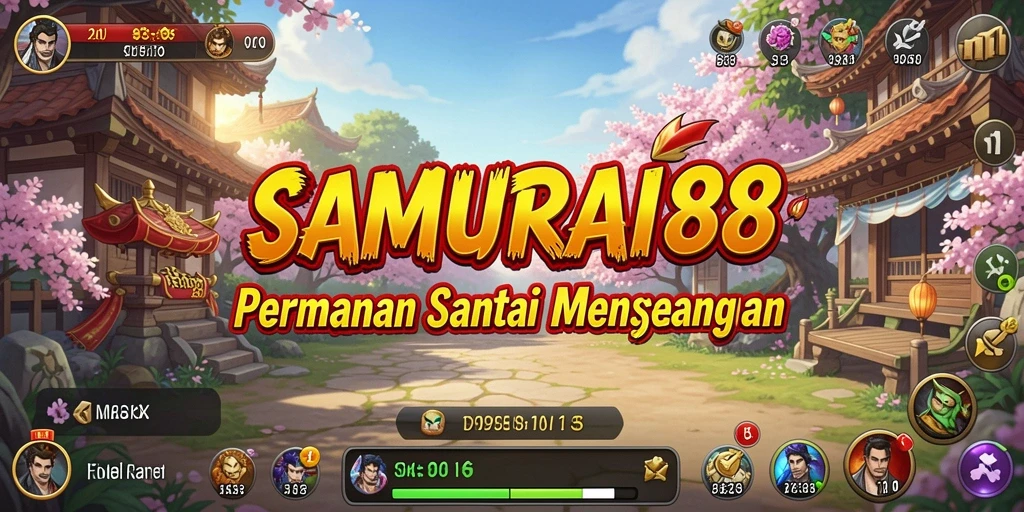 Tampilan menarik dari gameplay SAMURAI88 yang penuh warna.