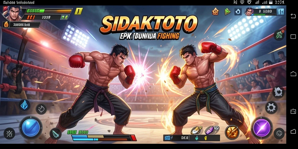 Tangkapan layar menunjukkan aksi pertarungan seru dalam SIDAKTOTO.