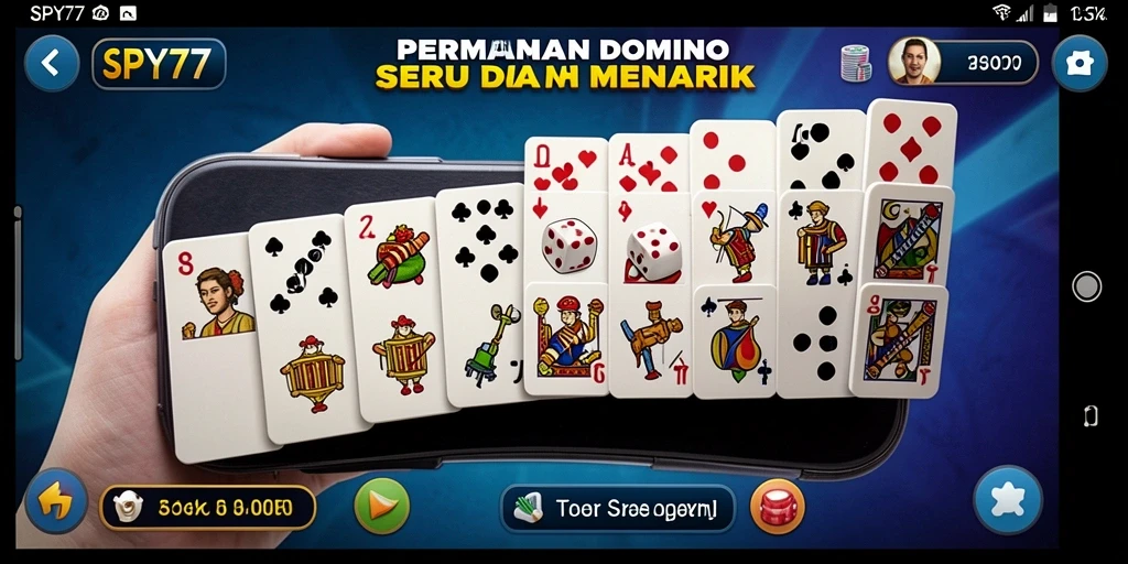 Gameplay seru di SPY77 menampilkan pertandingan domino yang mendebarkan.
