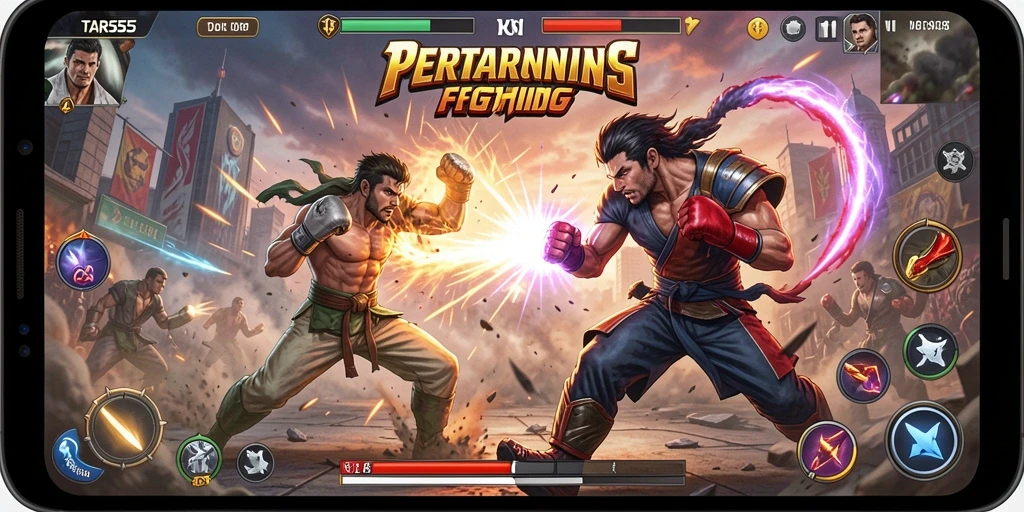 Gambaran gameplay TAR555 yang menegangkan dan penuh aksi.